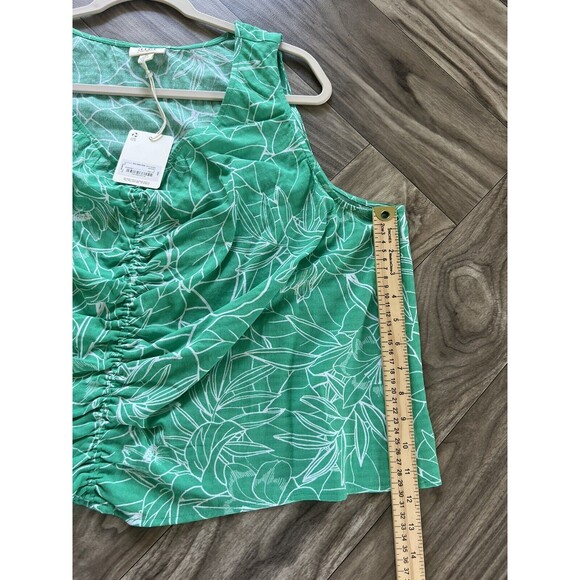 a.n.a  V Neck Sleeveless Tank Top, Women's Size 1X, Green NEW MSRP $37 - Picture 7 of 8